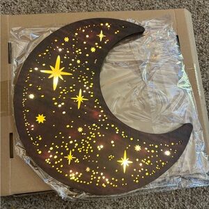 Starry Moon Wall Light